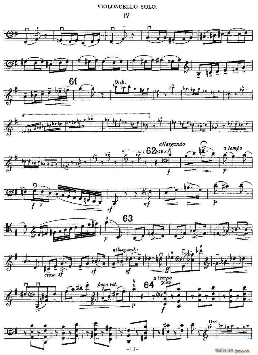 Edward Elgar Concerto e Minor Op85 For Cello(ʮּ)8