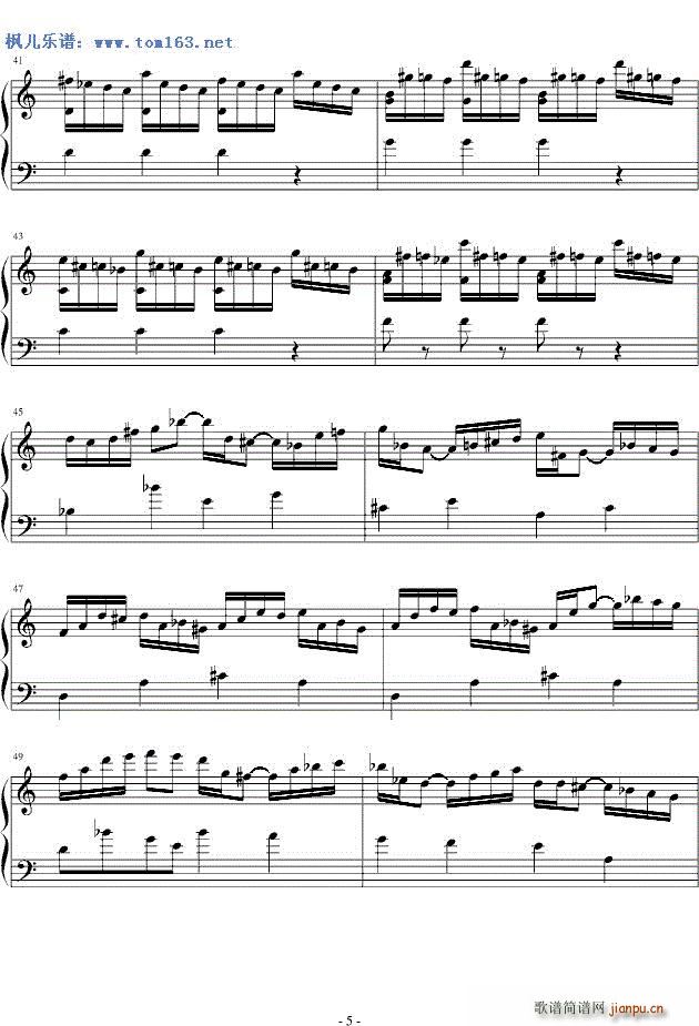 suite de Bach J S()5