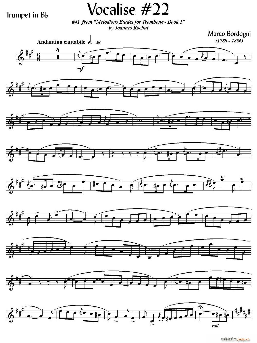 Bordogni Vocalise 22 С ͭ(ʮּ)1