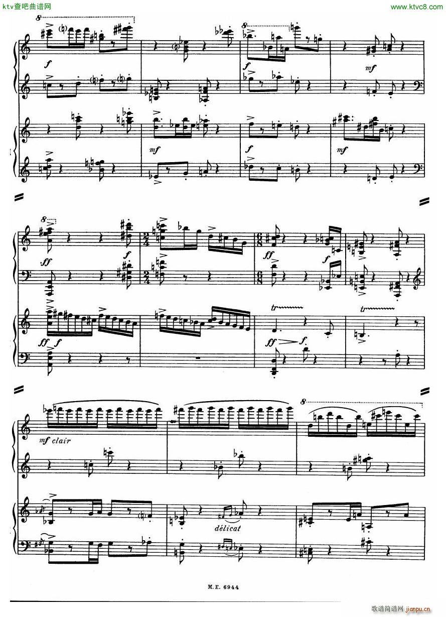 Auric Partita for two pianos()34