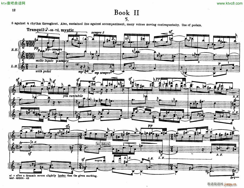 Bolcom 12 etudes for piano()12