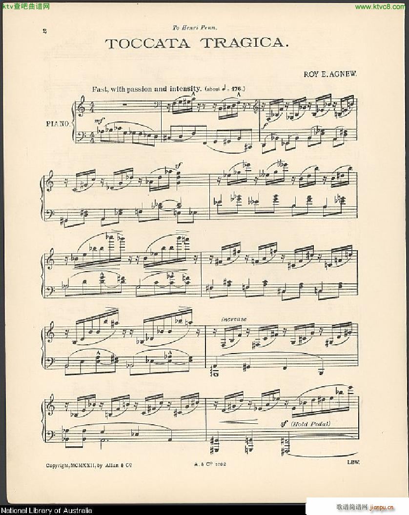 Agnew Toccata Tragica()1
