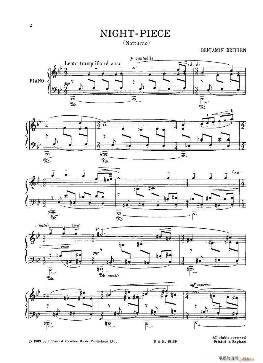 Britten Nightpiece Nightpiece(ʮּ)1