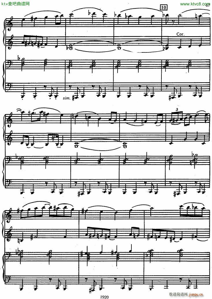 Honegger Symphony No 3 Liturgicheskaya 2 pianos ()5