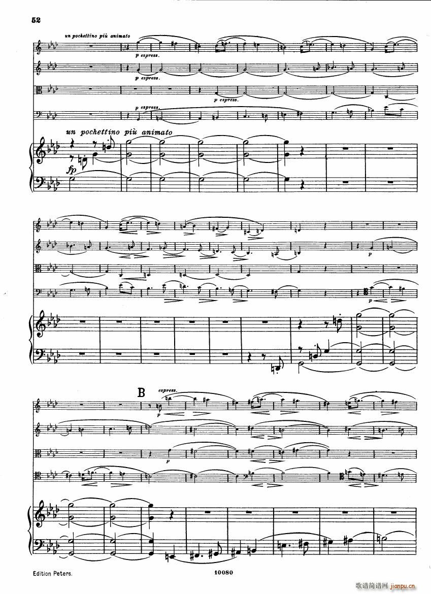 Brahms op 34 Piano Quintet f minor score ()10
