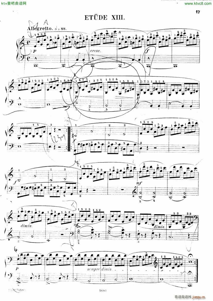 Henri Bertini 1798 1876 25 Easy Etudes Op 100()18