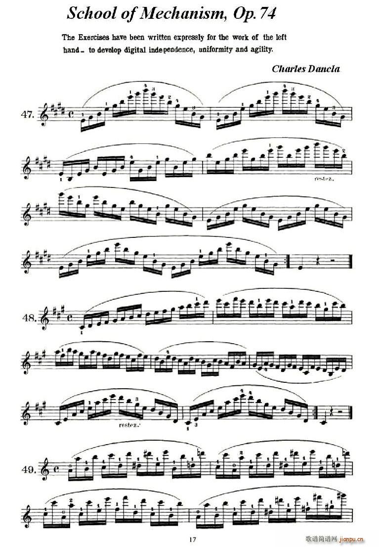 School of Mechanism, Op. 74(С)1