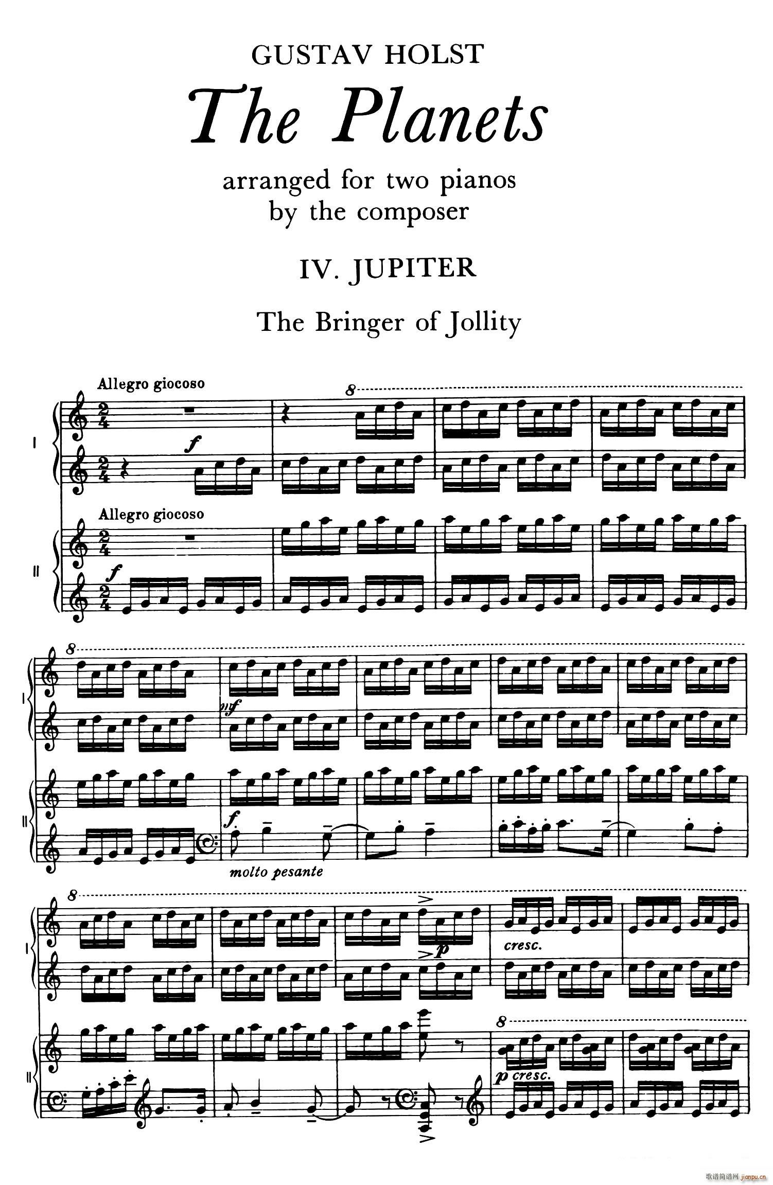 The Planets Op 32 ˫   ľ ʹ()1