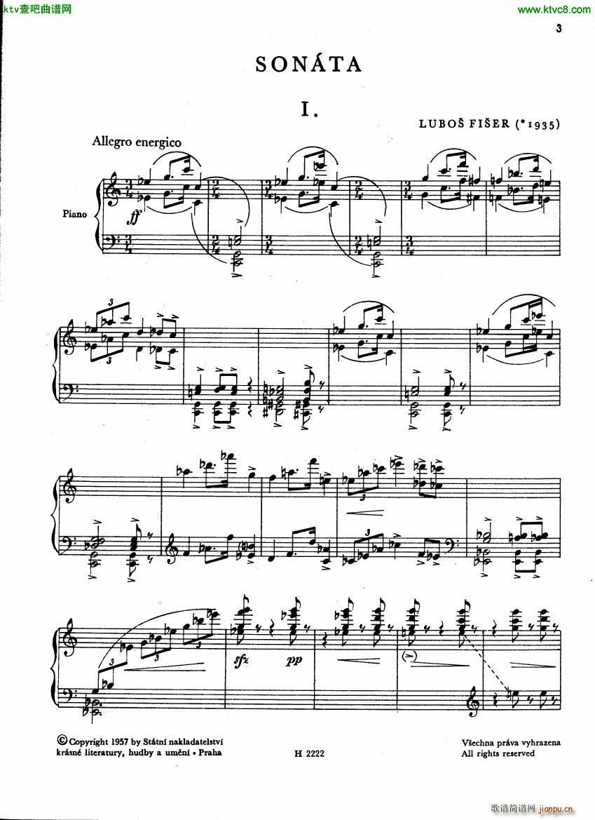 Fiser Piano Sonata 1955()3