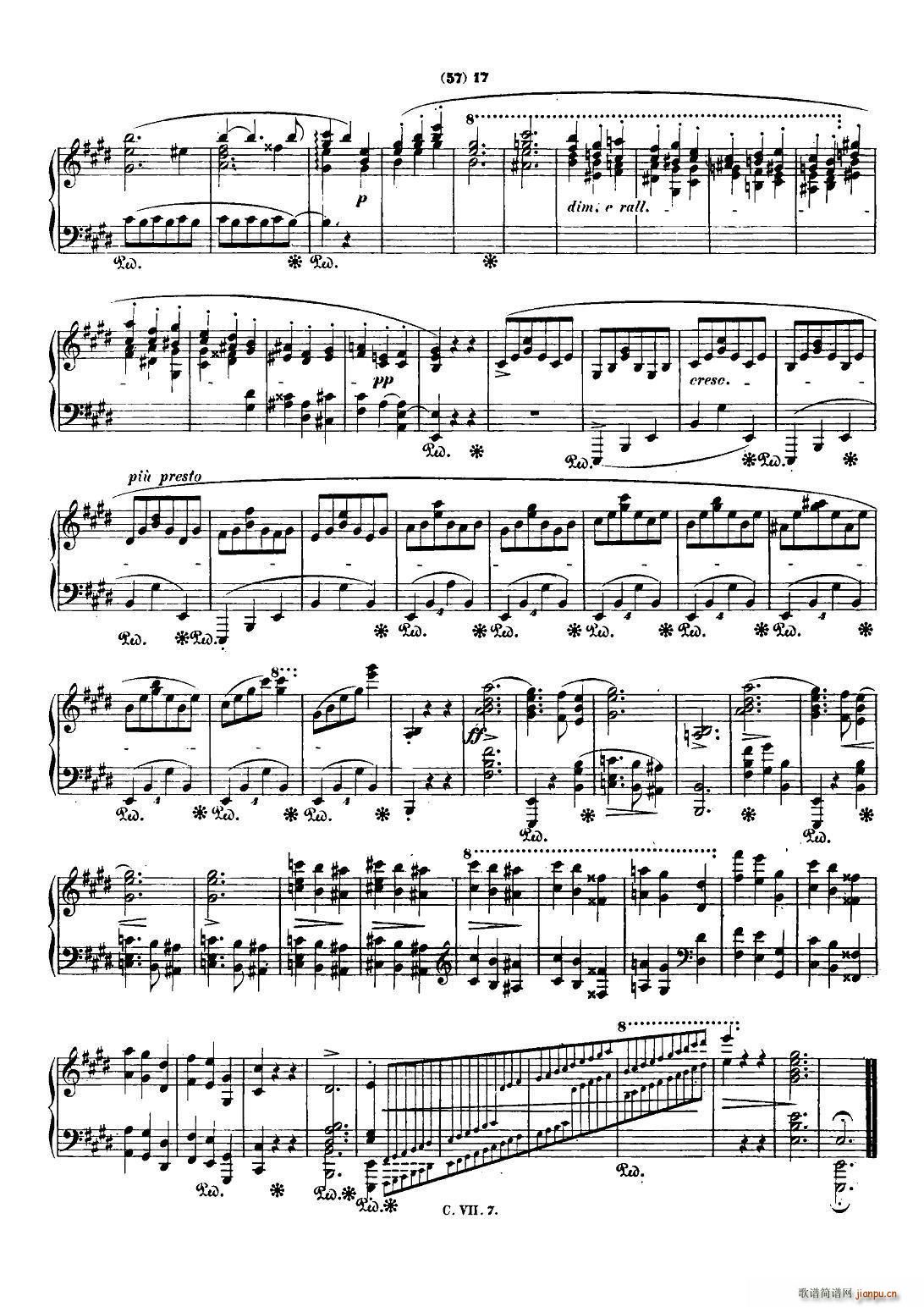 Ф г Chopin Scherzo No 4 E Op 54()17