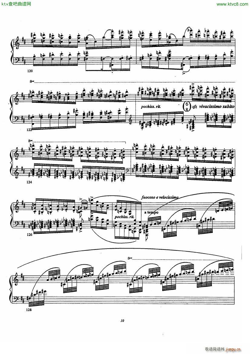 Etude No 3 La Campanella D aprs Paganini Liszt()10