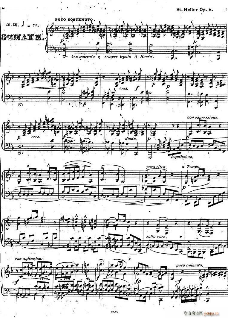 Heller Sonata Op 9 Sonata Op 9(ʮּ)1