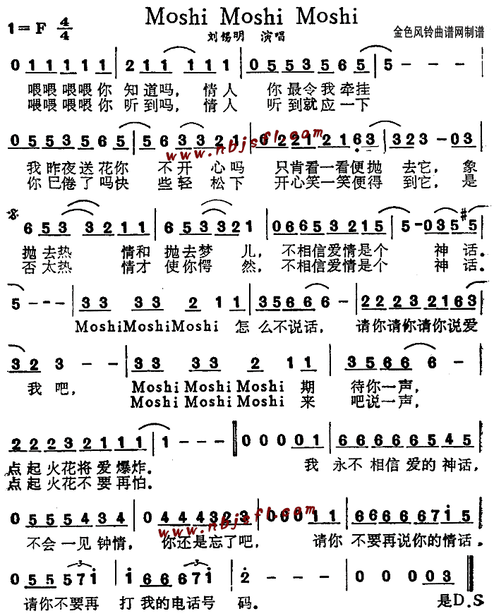 MoshiMoshiMoshi(Ӣĸ)1