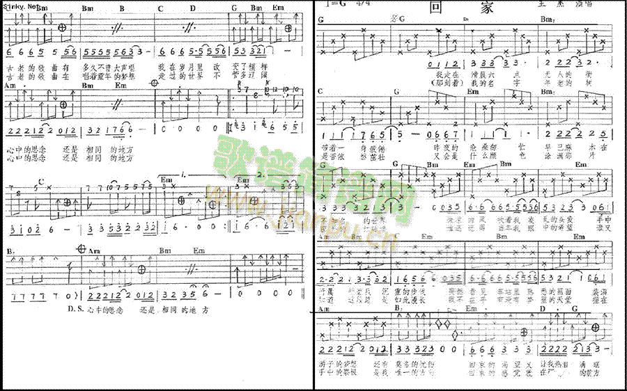 吉他谱原版-原版指弹吉他谱_吉他谱教程_