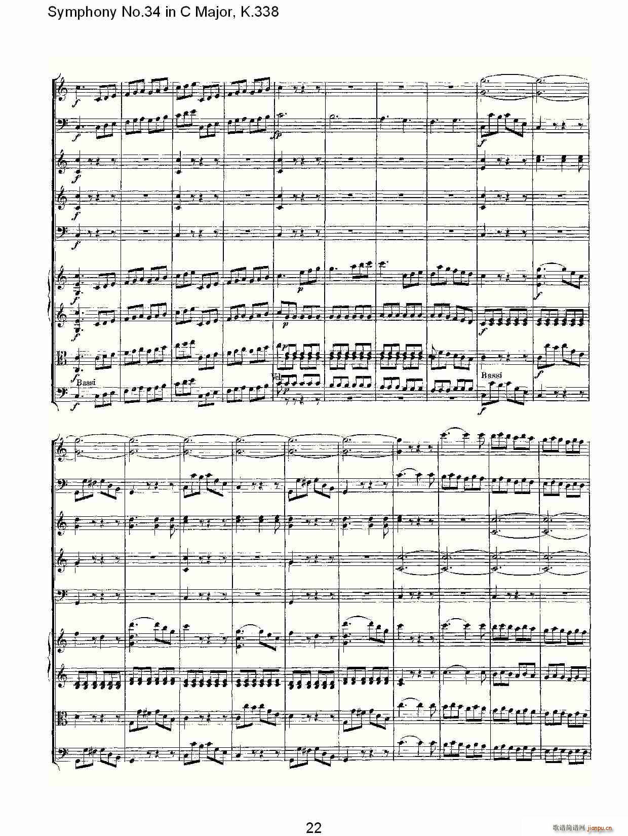 Symphony No.34 in C Major, K.338(ʮּ)22