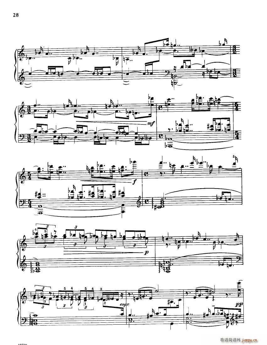 Barber op 26 Piano Sonata()6