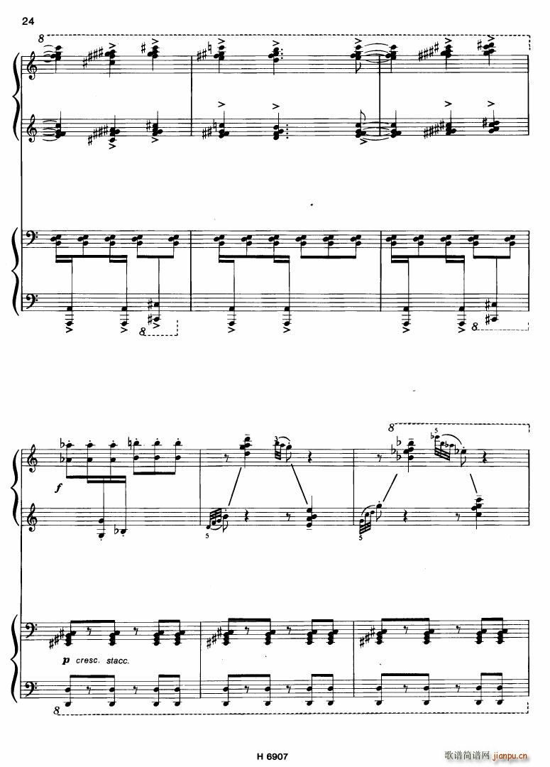 Barton Sonatina for 4 hands()24