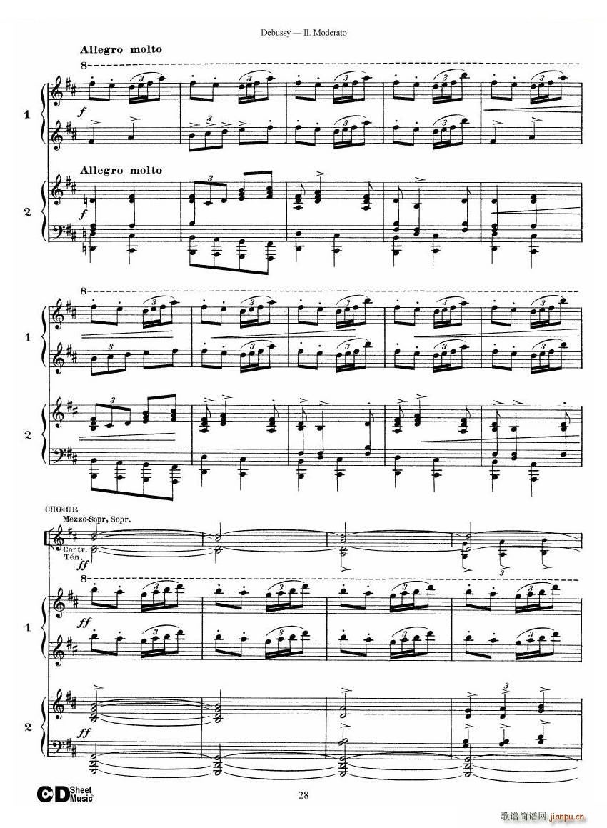 Debussy Printemps II Printemps II(ʮּ)28