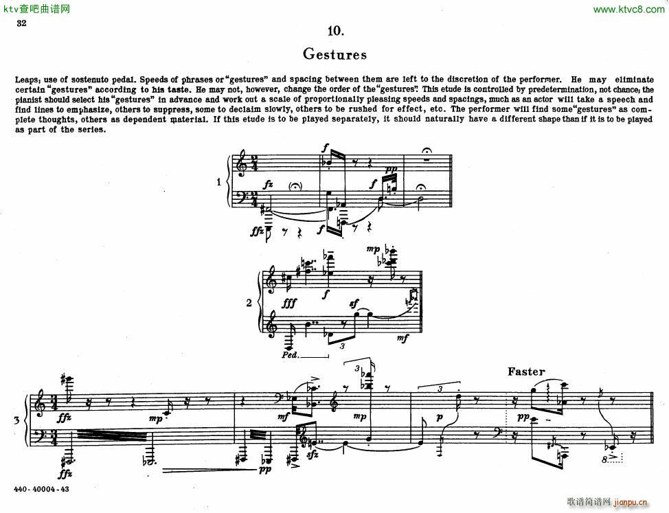 Bolcom 12 etudes for piano()32