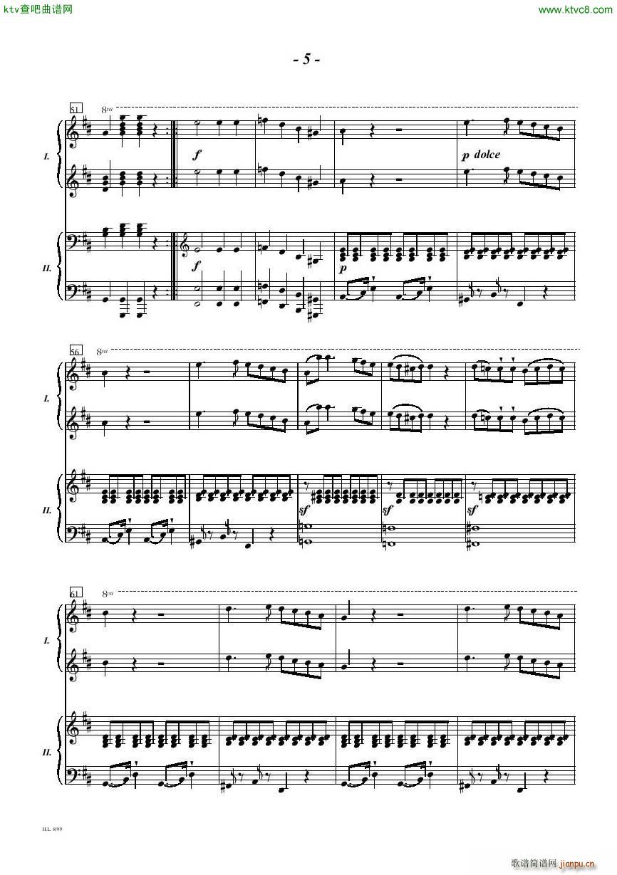 Diabelli Sonata Op33 For Two Pianos()5