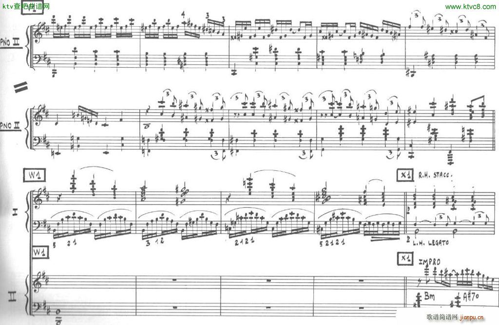 Bolling Sonata for Two Pianist no 2 Part2()10