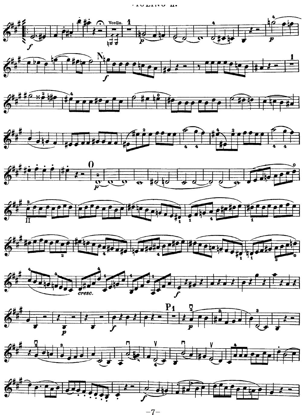 Mozart Quartet No 18 in A Major K 464 Violin 2(ʮּ)7