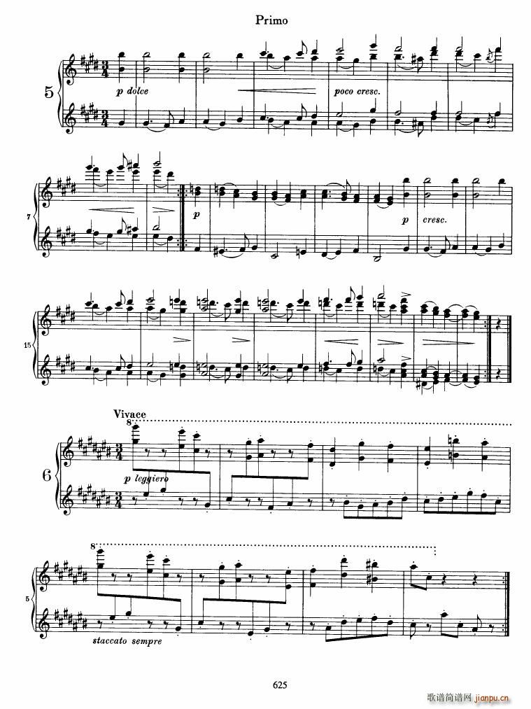 Brahms op 39 Waltzes()7