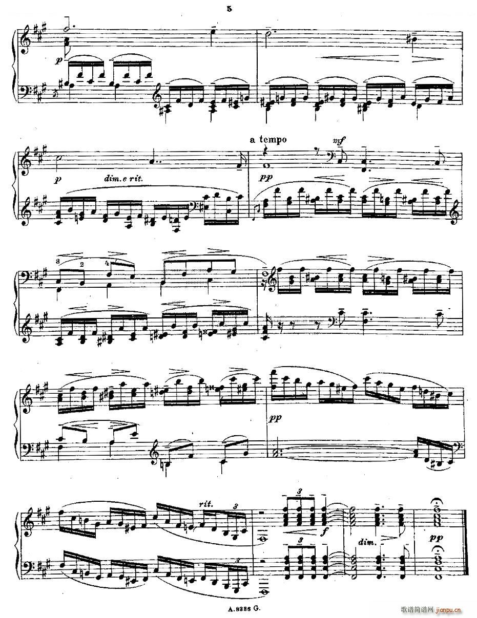 Rachmaninoff 10 Preludes Op 23 ŵ ǰ ֮һ()5