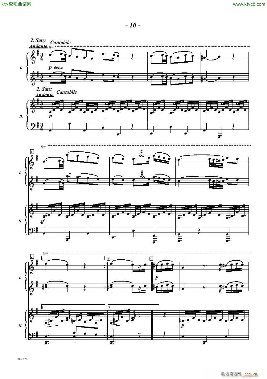 Diabelli Sonata Op33 For Two Pianos()10