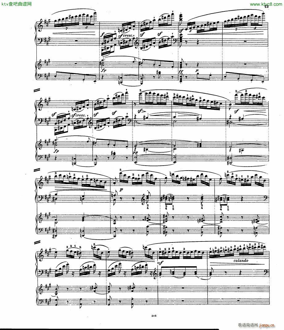 Hummel op 56 Rondo brillant pno orch()12