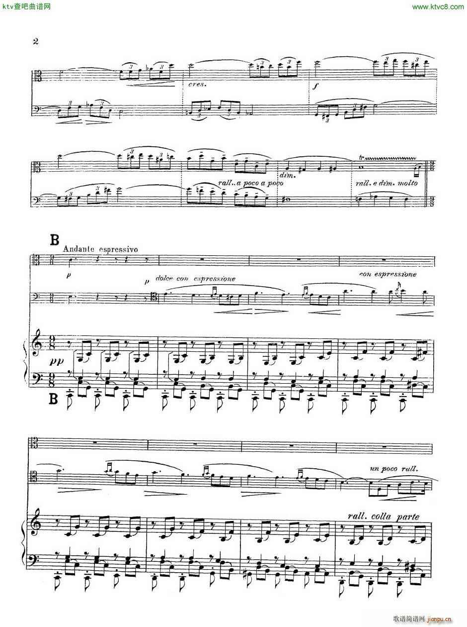 Drigo Meditation Viola Cello Piano()13