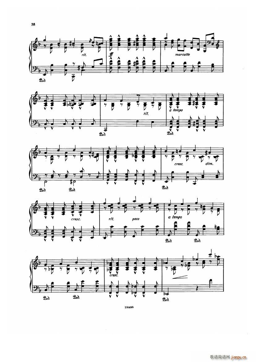 Albeniz op 65 Etudes no 1 7()38