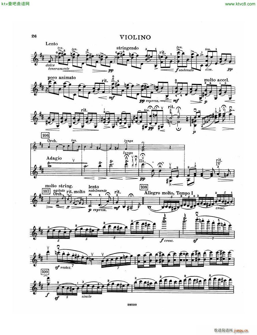 Elgar Violin Concerto Vn()26