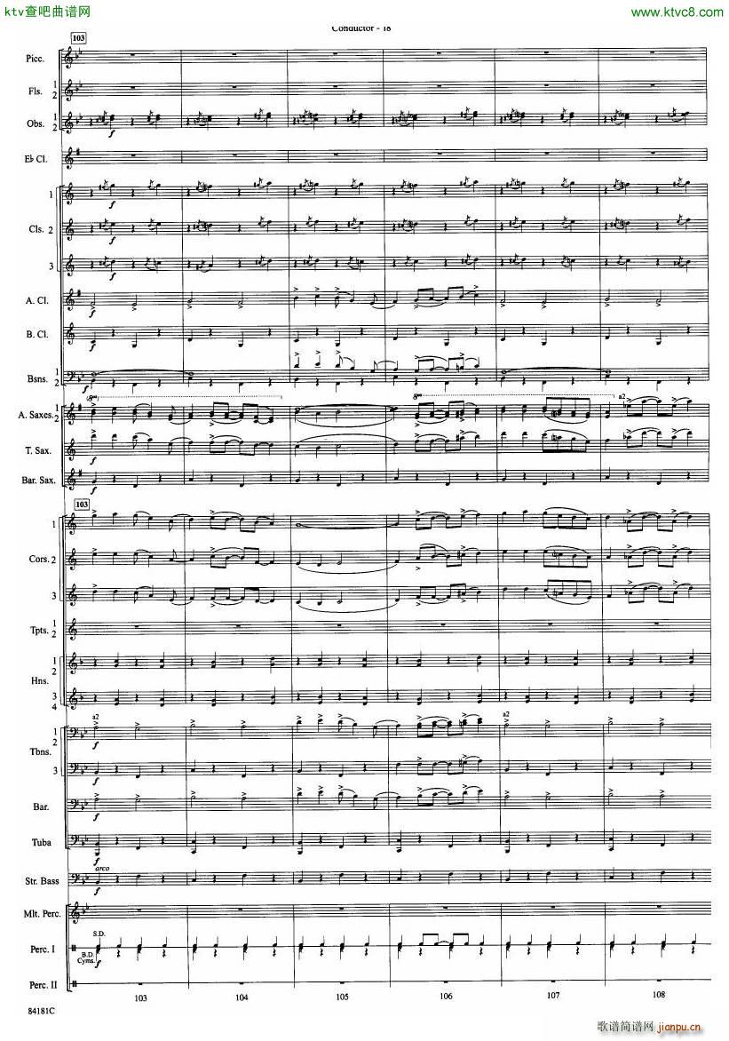 Anderson Sleigh Ride full score()19