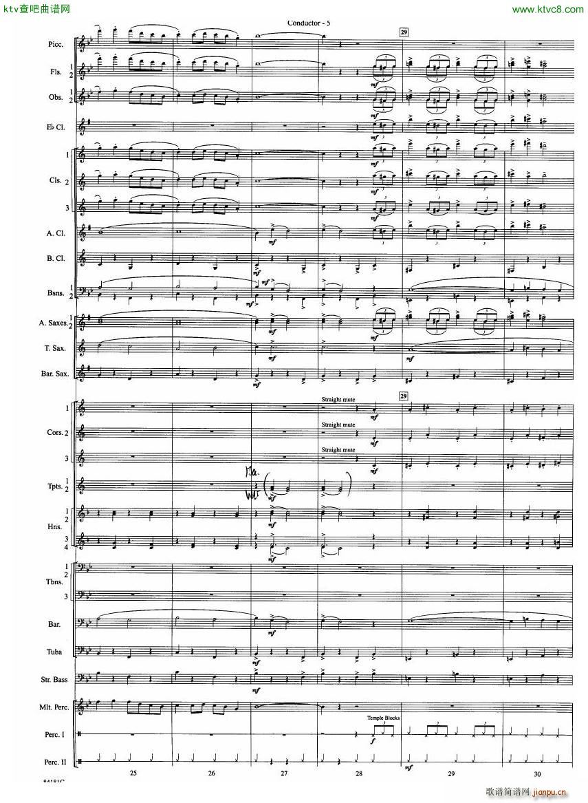 Anderson Sleigh Ride full score()6