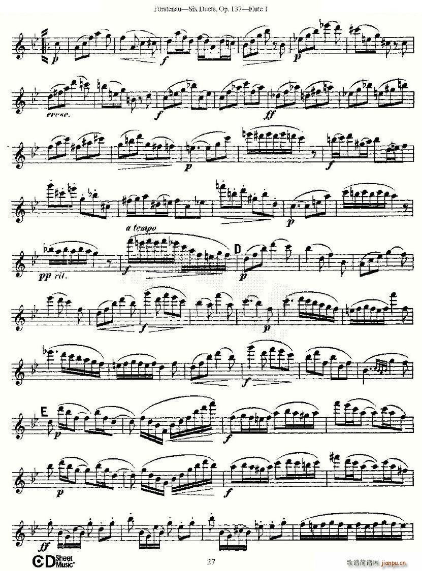 Six Duets Op 137 ֮  Ʒ 137 ͭ()3