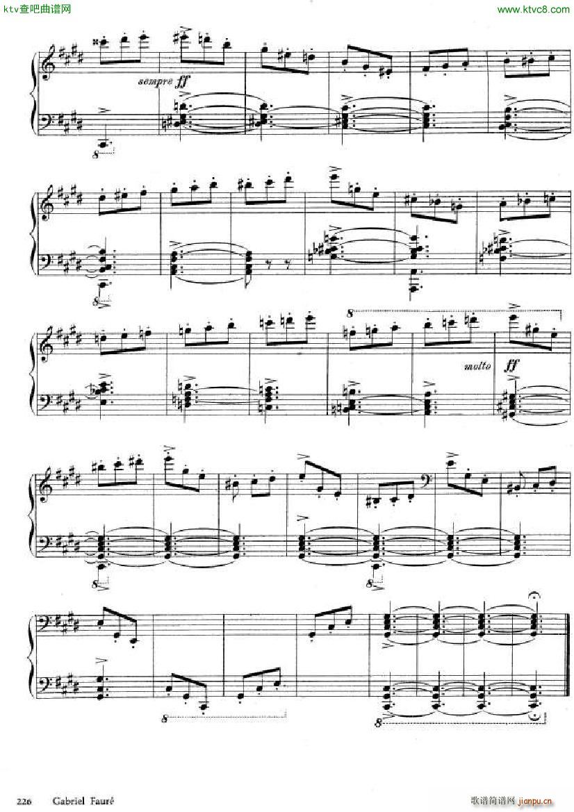 Faur Theme et variations opus 73()16