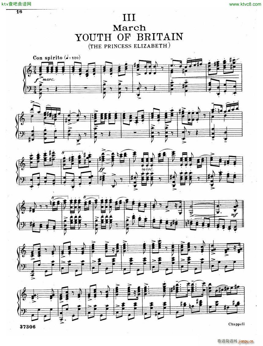 Coates The Three Elizabeths Piano Suite()17
