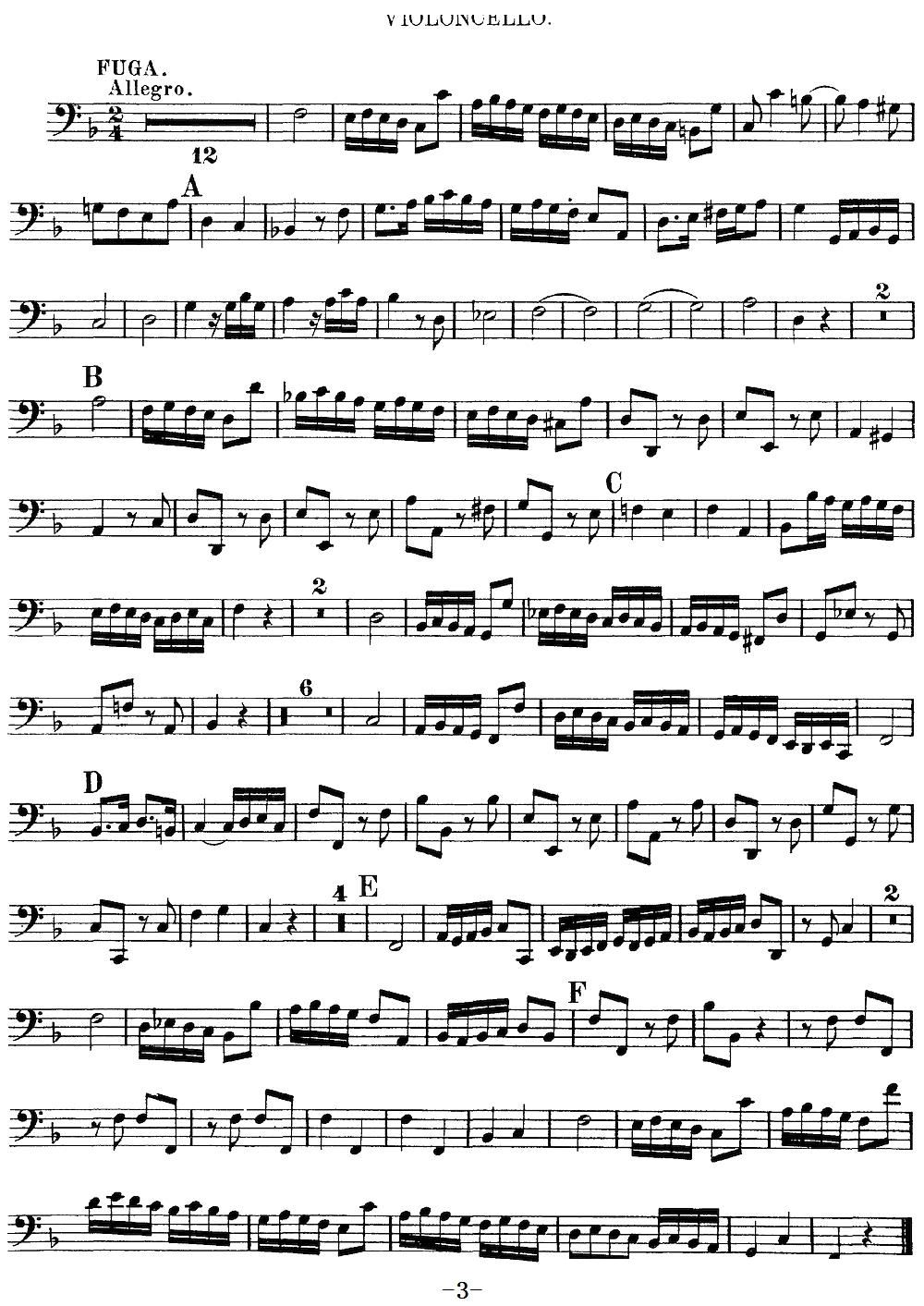 Mozart Quartet No 8 in F Major K 168 Cello(ʮּ)3
