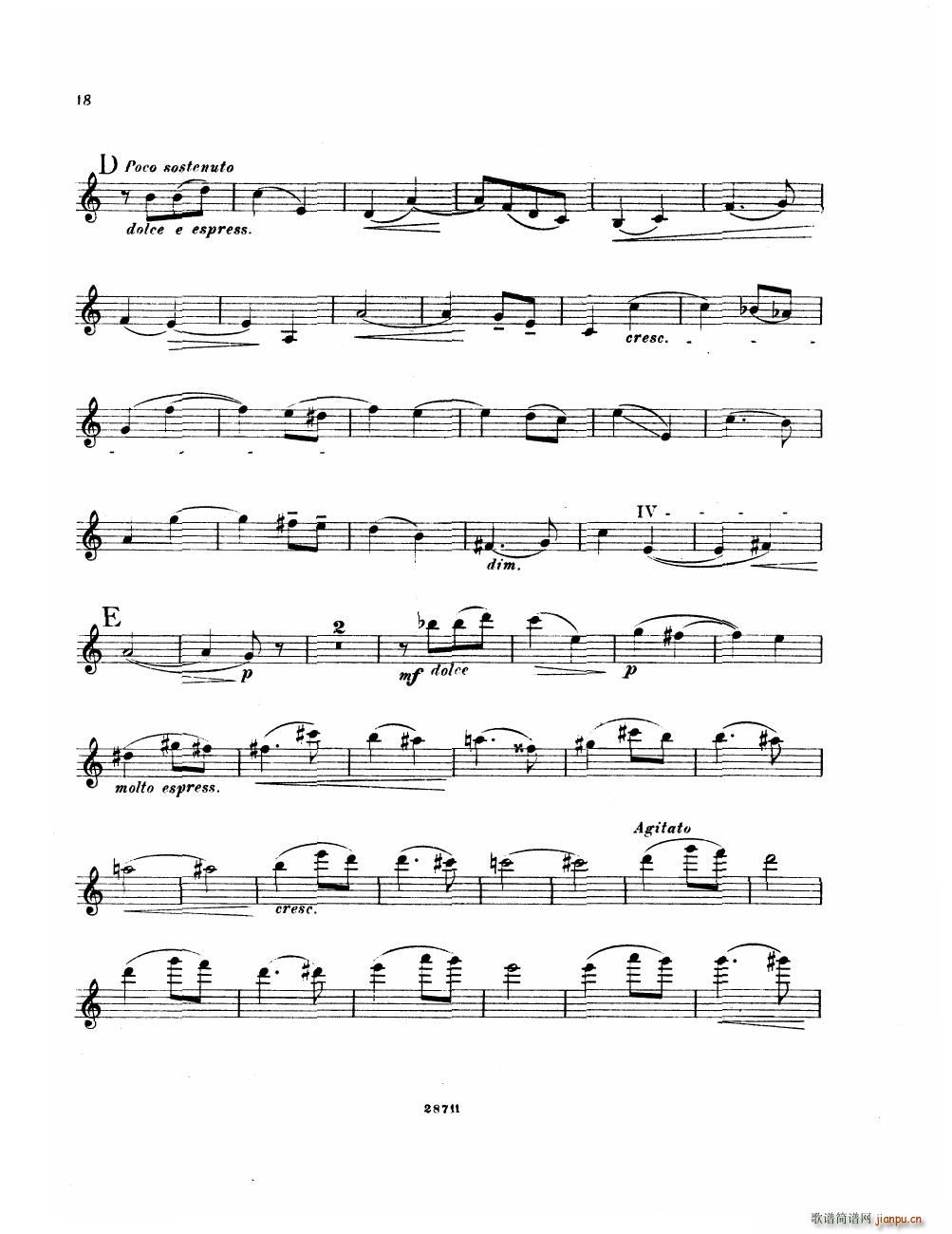 Bowen Suite for violin and piano violin part()18