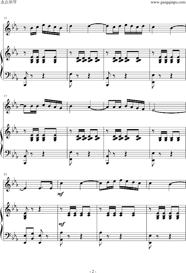 那不勒斯舞曲-钢琴谱(钢琴曲)-柴科夫斯基