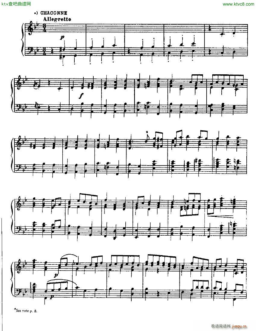 Sarabande Chaconne Handel()11