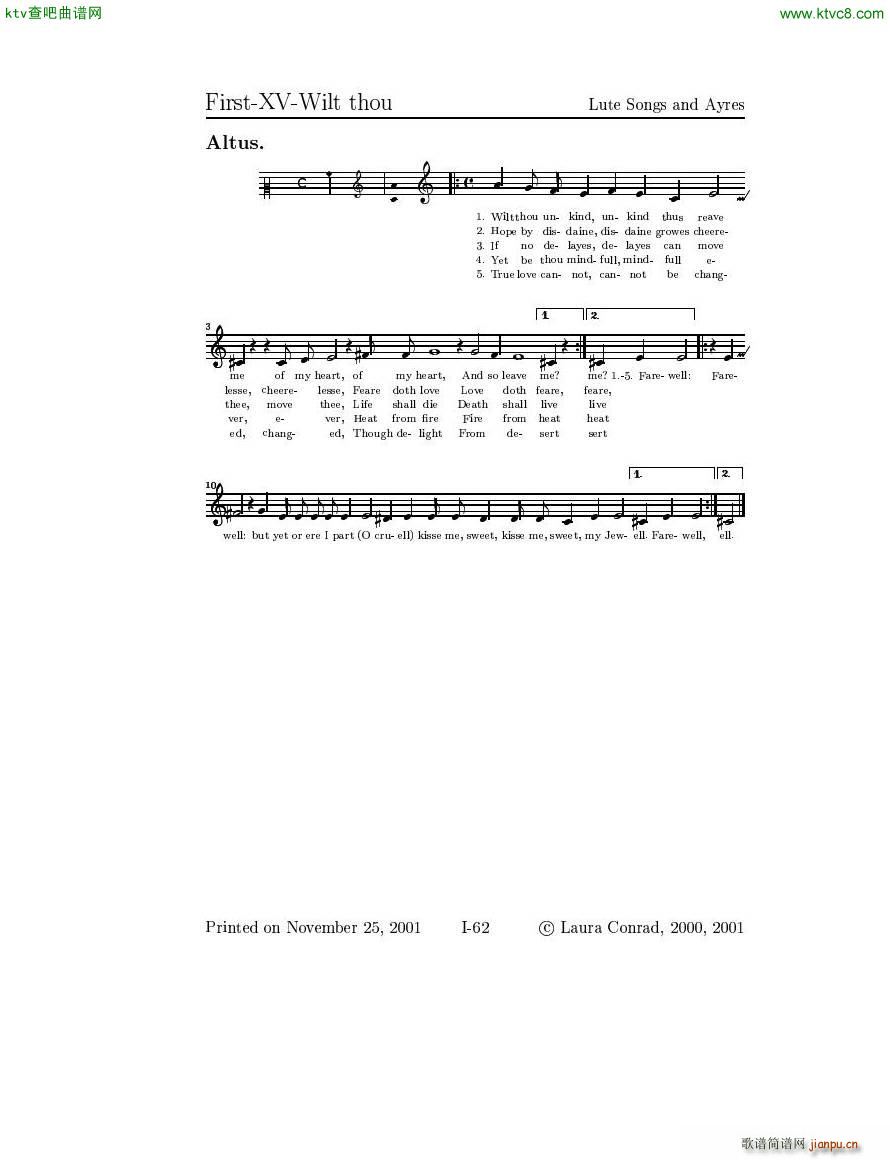 Dowland Lute Music ()18