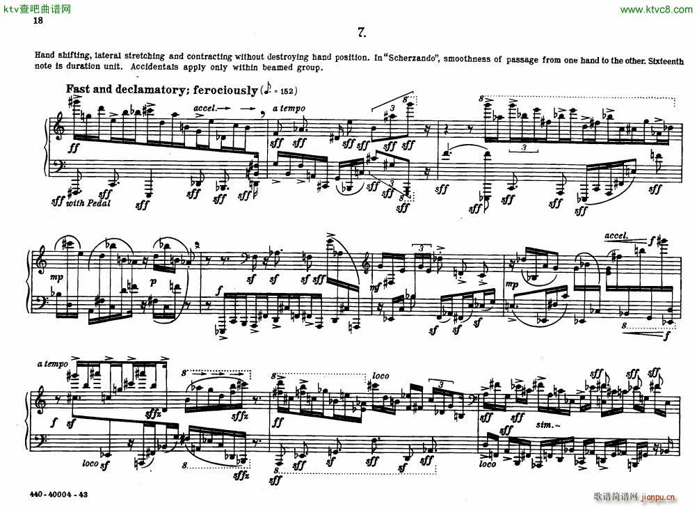 Bolcom 12 etudes for piano()18