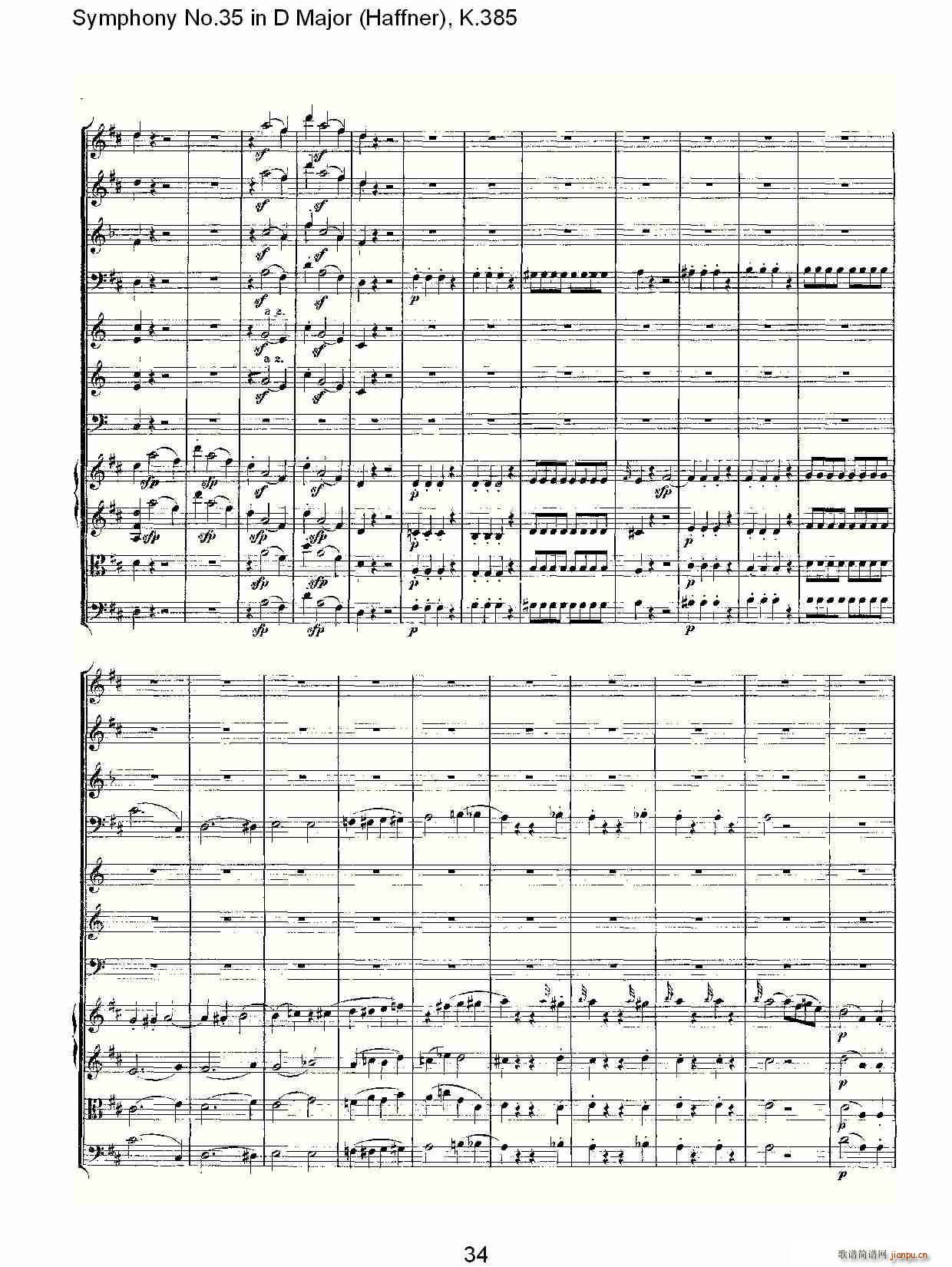 Symphony No.35 in D Major, K.385(ʮּ)34