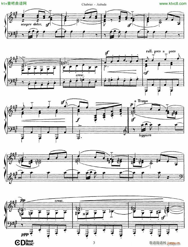 Chabrier Aubabe()3