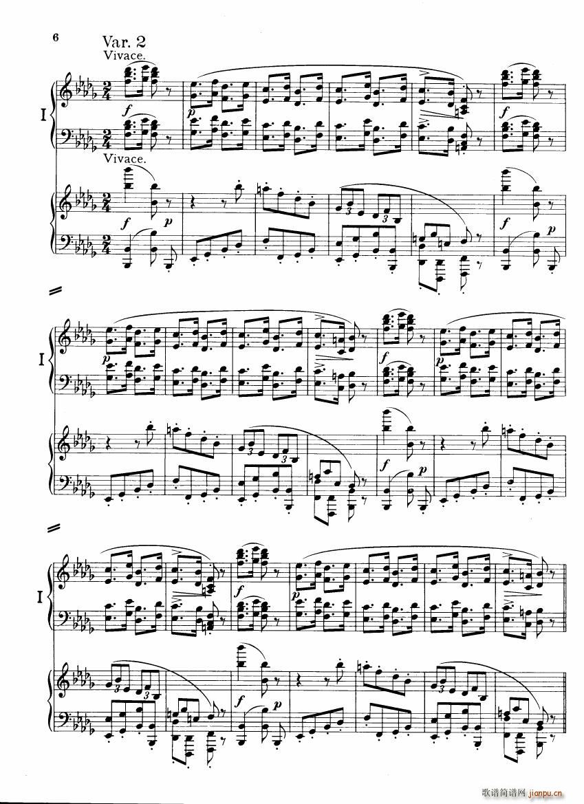 Brahms Variations on a theme by Haydn()5