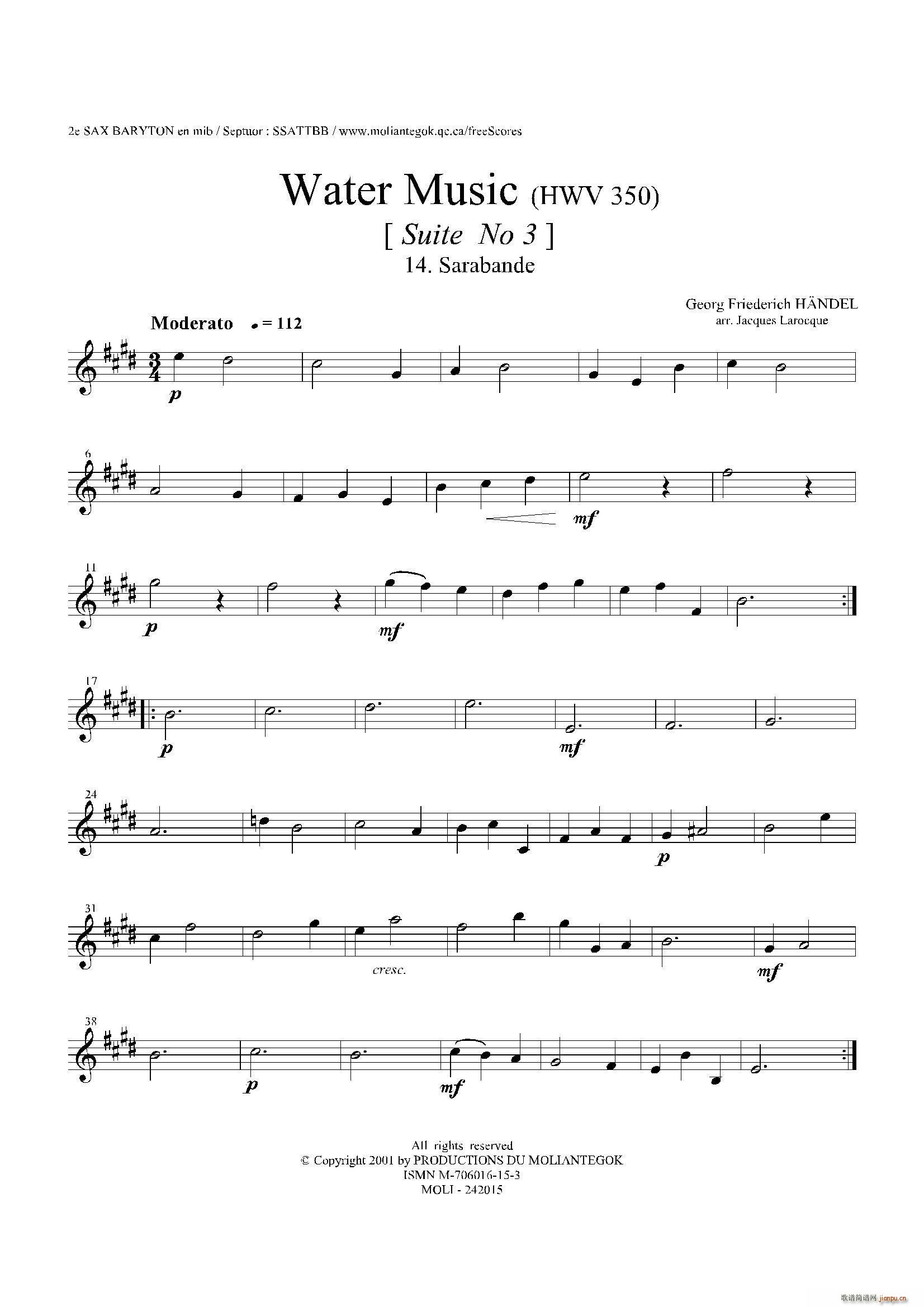 Water Music HWV 350 No 3 ڶϵ˹(ʮּ)1