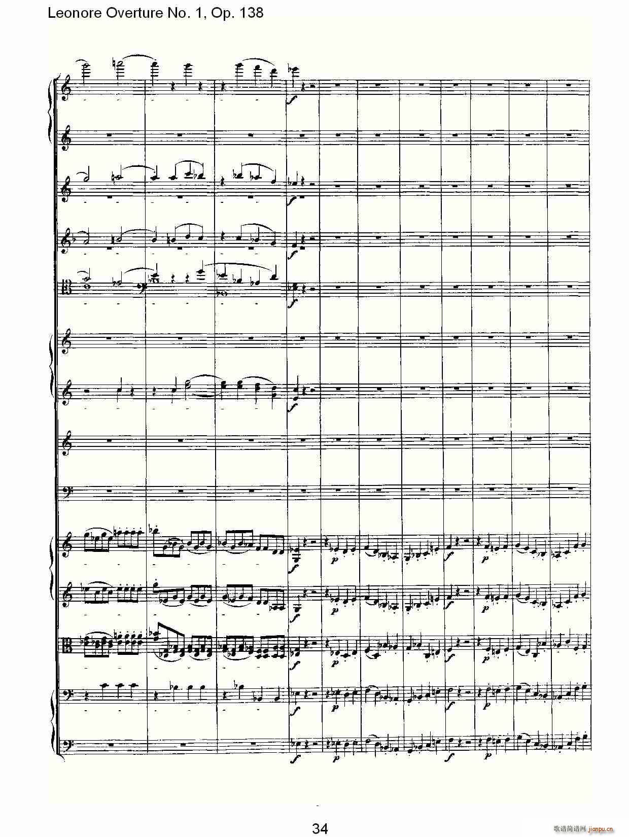 Leonore Overture No. 1, Op. 138(ʮּ)34