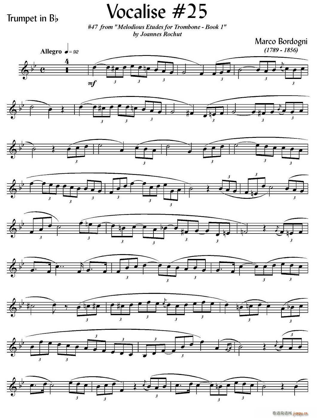 Bordogni Vocalise 25 С ͭ(ʮּ)1